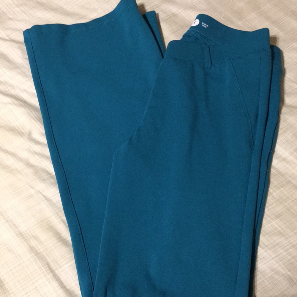 Turquoise Beta Brand Yoga Dress Pants